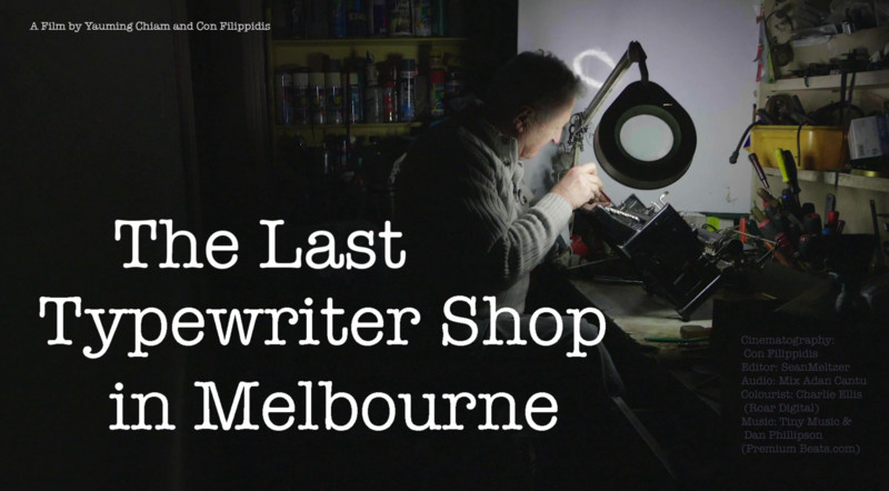 The Last Typewriter Shop in Melbourne